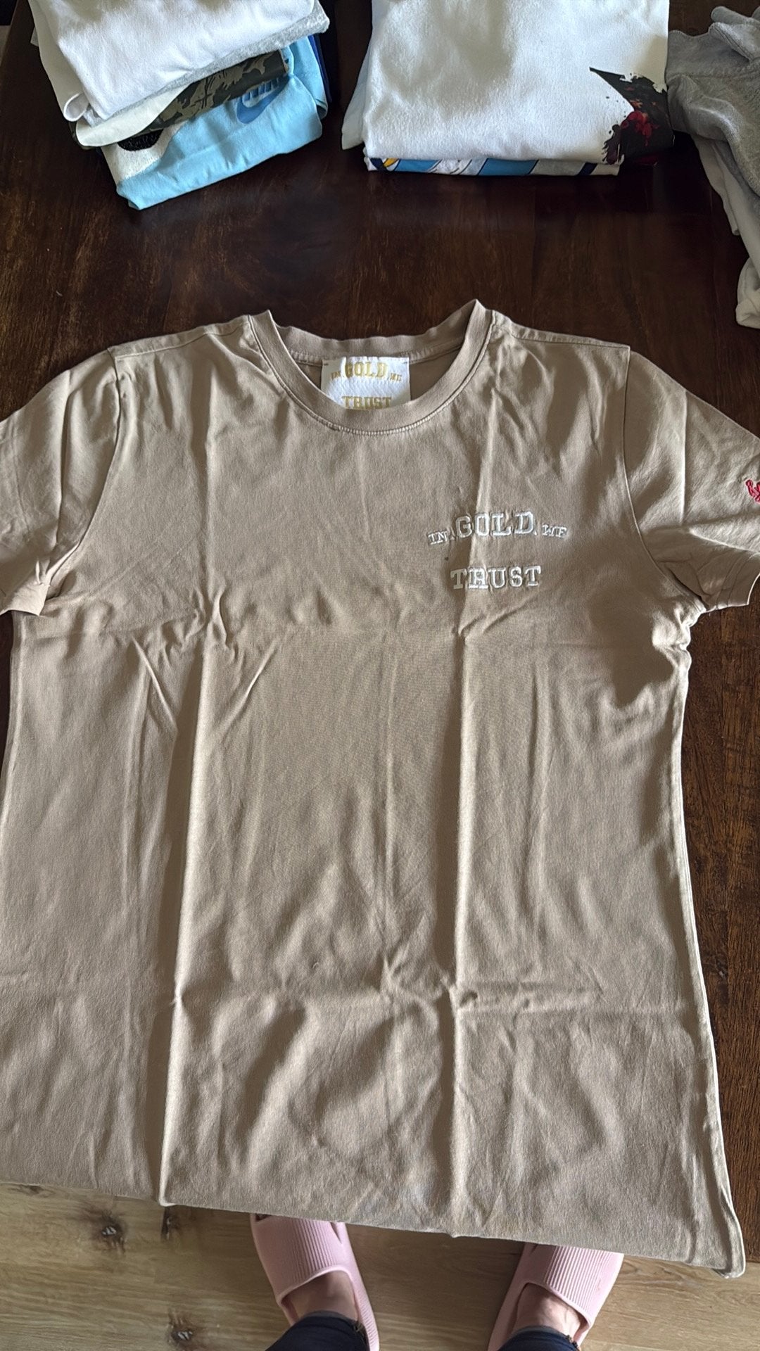 IN GOLD WE TRUST shirt, Ophalen, Gebruikt, Jongen, Shirt of Longsleeve