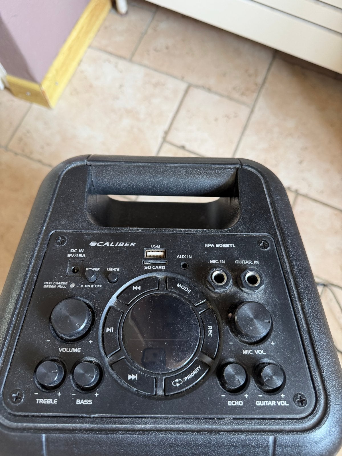 Caliber HPA 502BTL Party Speaker met Bluetooth en Lichteffec, Audio, Tv en Foto, Luidsprekers, Overige merken, Gebruikt, Party speaker
