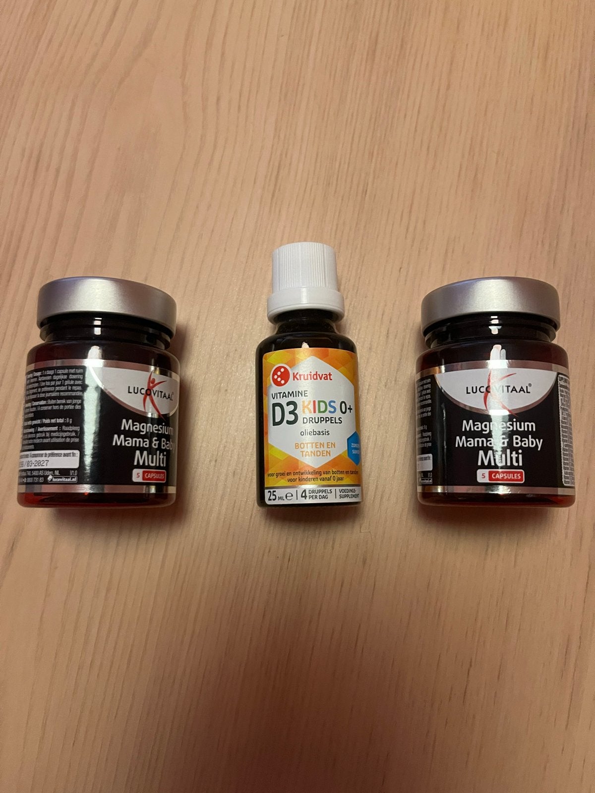 Magnesium Mama & Baby Multi + Vitamine D3 Kids 0+, Ophalen of Verzenden, Nieuw, Overige typen