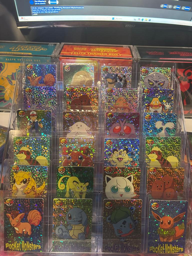 Pokémon pocketmonster kaarten vintage!, Ophalen of Verzenden, Zo goed als nieuw