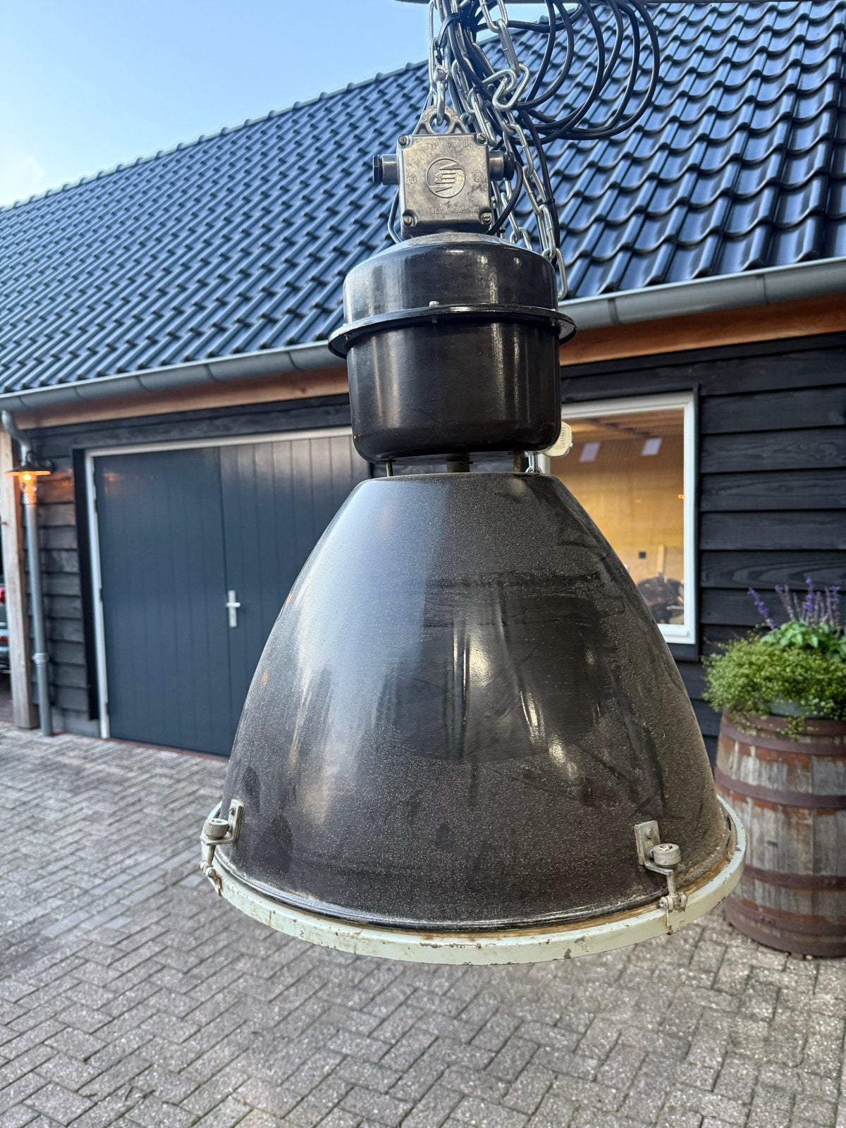 Vintage Industriële Gaslampen omgebouwd naar LED, Antiek en Kunst, Ophalen