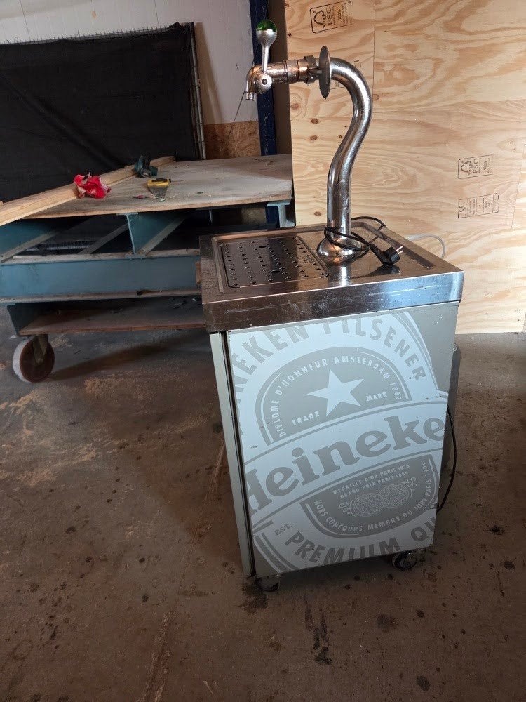 Mobiele Heineken biertap., Ophalen, Gebruikt, Koelen en Vriezen