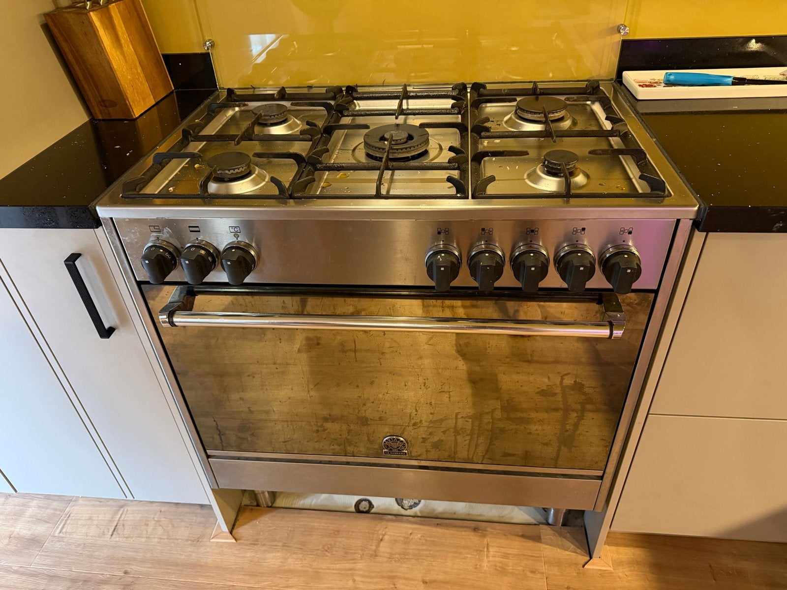 Bertazzoni La Germania gasfornuis 90cm - DEFECT, Ophalen, 60 cm of meer, Gas, Niet werkend
