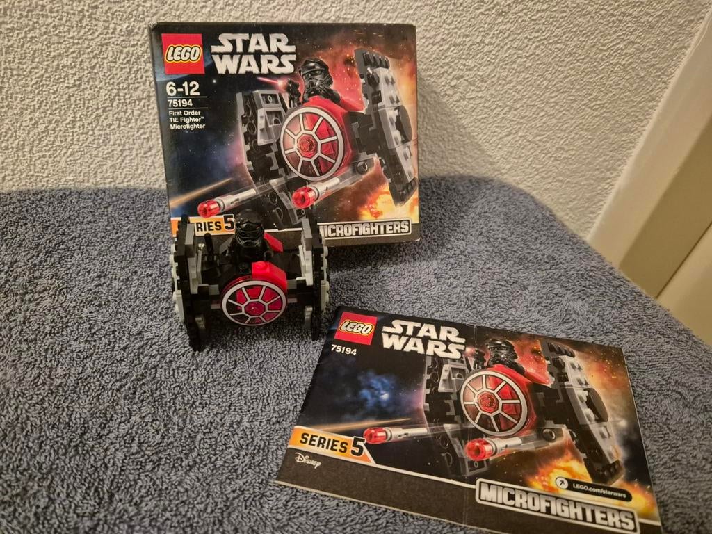 Lego Star Wars 75194 Microfighter compleet met boekje, Ophalen of Verzenden, Zo goed als nieuw