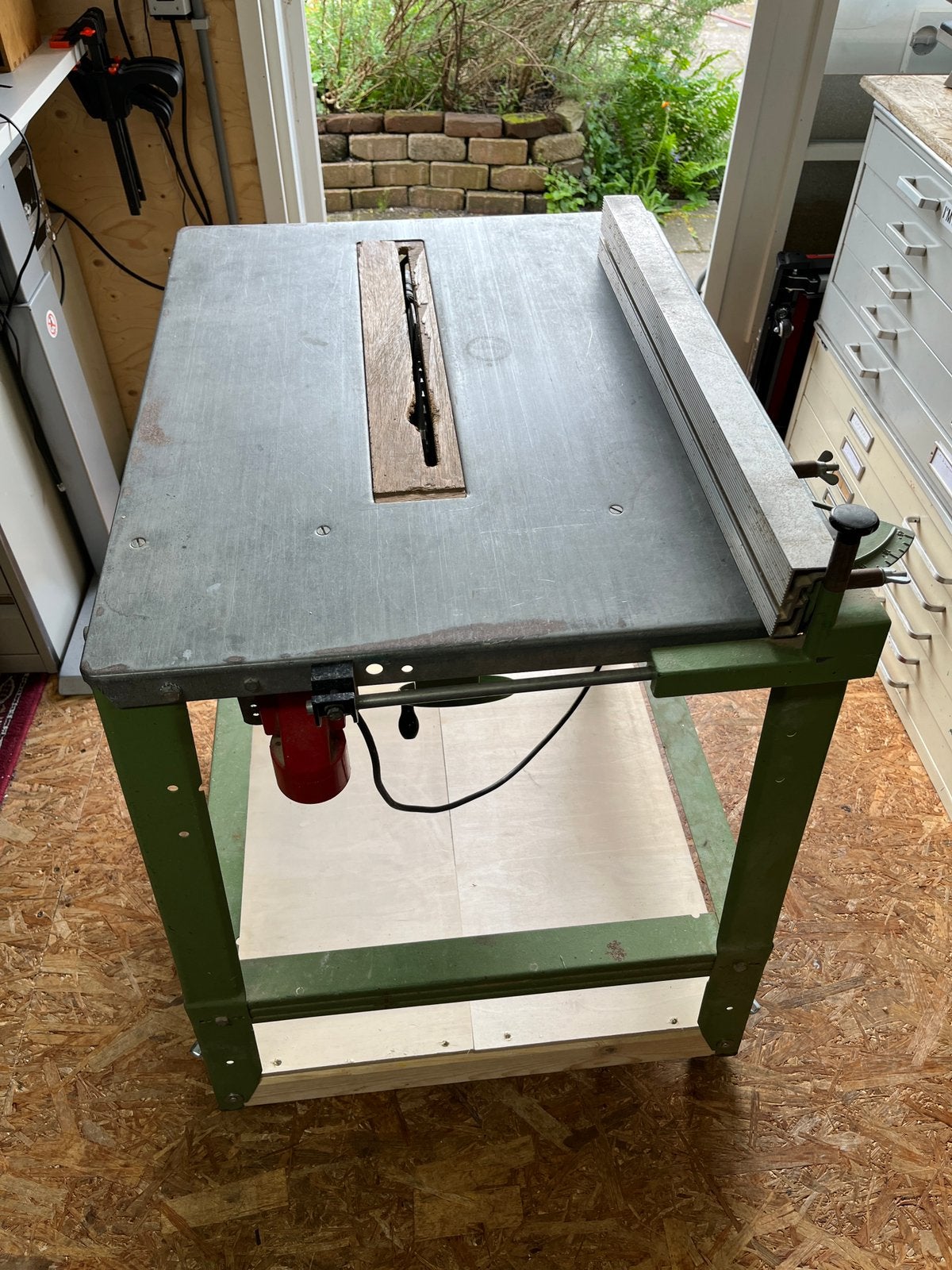 Electra Beckum bouwzaag tafelzaag, Doe-het-zelf en Verbouw, Gereedschap | Zaagmachines, Ophalen, Gebruikt, Cirkelzaag, 70 mm of meer