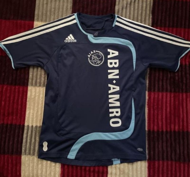 Ajax uitshirt ABN AMRO Adidas maat L, Maat L, Ophalen of Verzenden, Gebruikt, Shirt