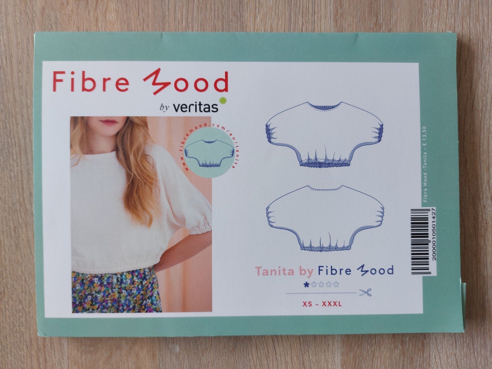 Fibre mood Tanita naaipatroon top maat xs - xxxl, Ophalen of Verzenden, Nieuw, Vrouw