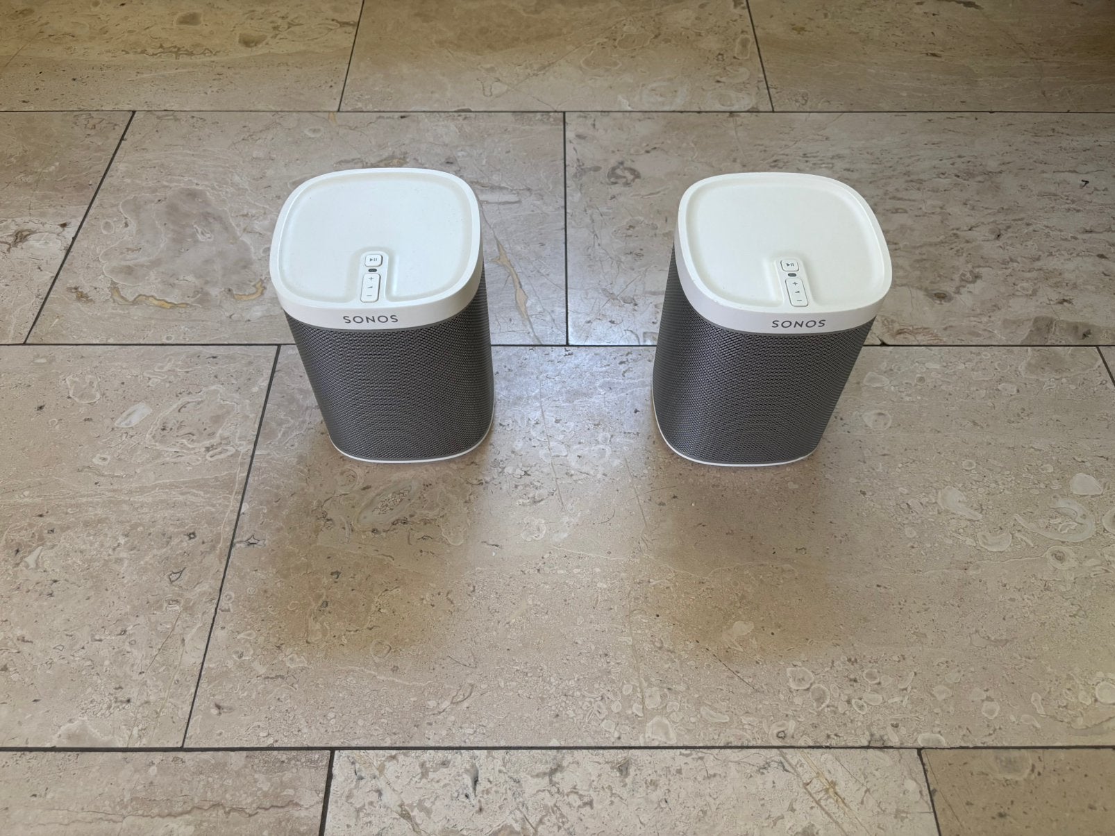 2x Sonos Play 1 Wit | Getest | Inclusief Garantie, Audio, Tv en Foto, Ophalen of Verzenden, Zo goed als nieuw, Minder dan 60 watt