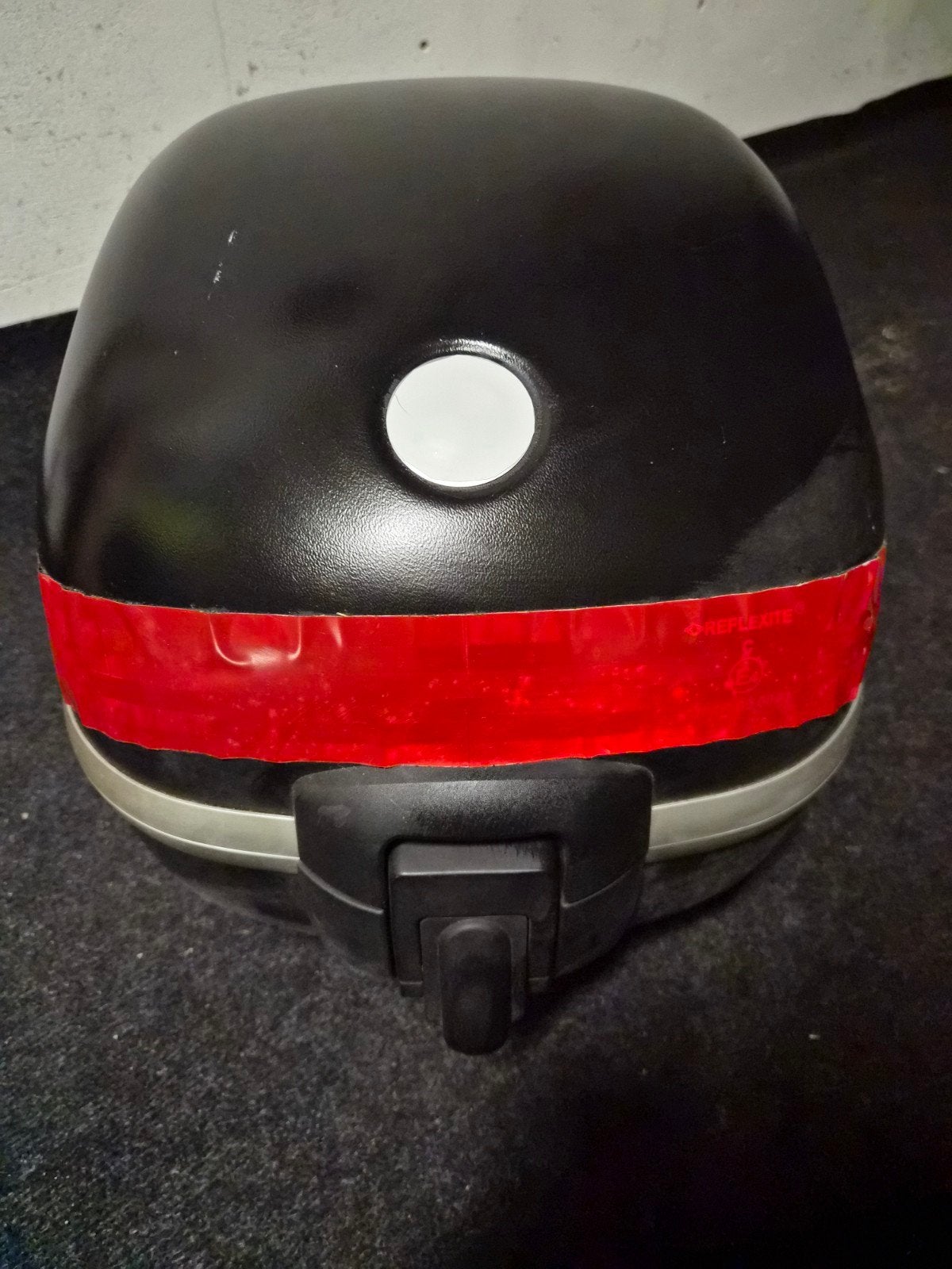 Topkoffer voor motor of scooter met bevestiging, Motoren, Ophalen, Gebruikt