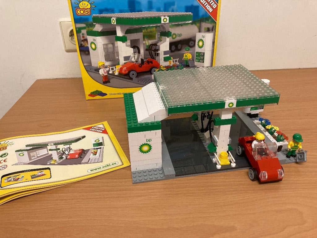 Cobi BP LIMITED EDITION COBI Tankstation Set, Ophalen, Zo goed als nieuw, Overige merken