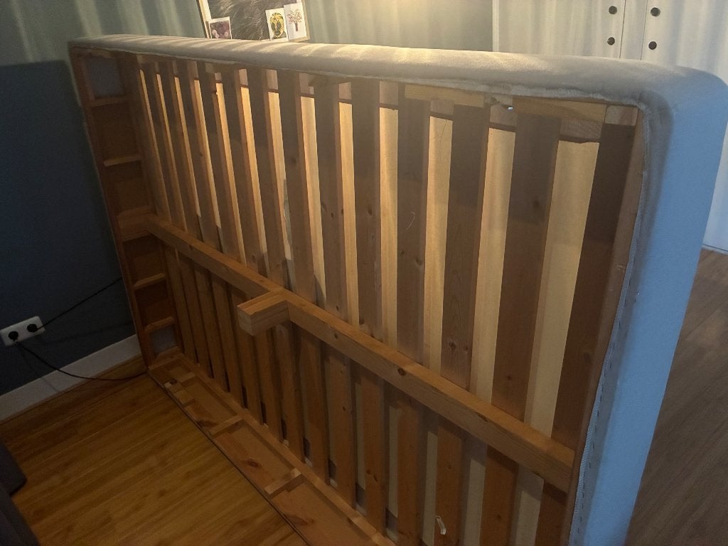 IKEA sultan bokspring 140 * 200, Ophalen, Gebruikt, 140 cm, Twijfelaar