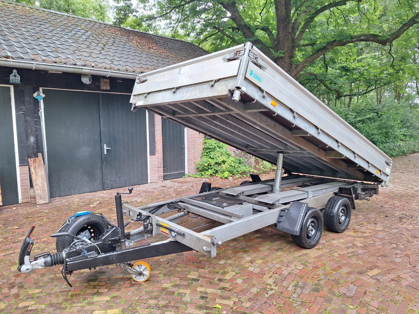 Hapert aanhangwagen TA 5,41mtr, 3x kiep, Auto diversen, Aanhangers en Bagagewagens, Ophalen, Zo goed als nieuw