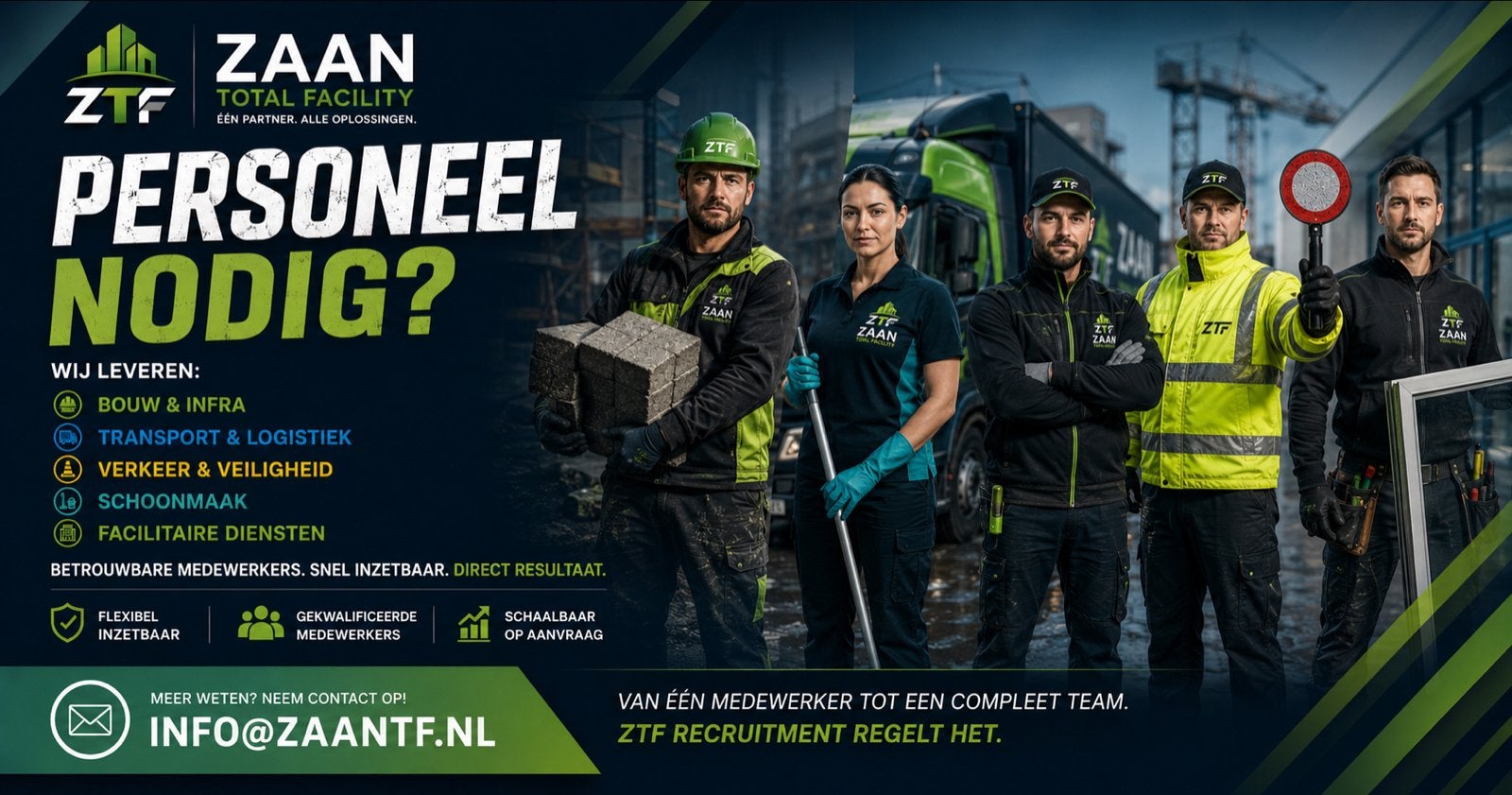 personeel gezocht? Één partner alle oplossingen, 33 - 40 uur, Overige vormen