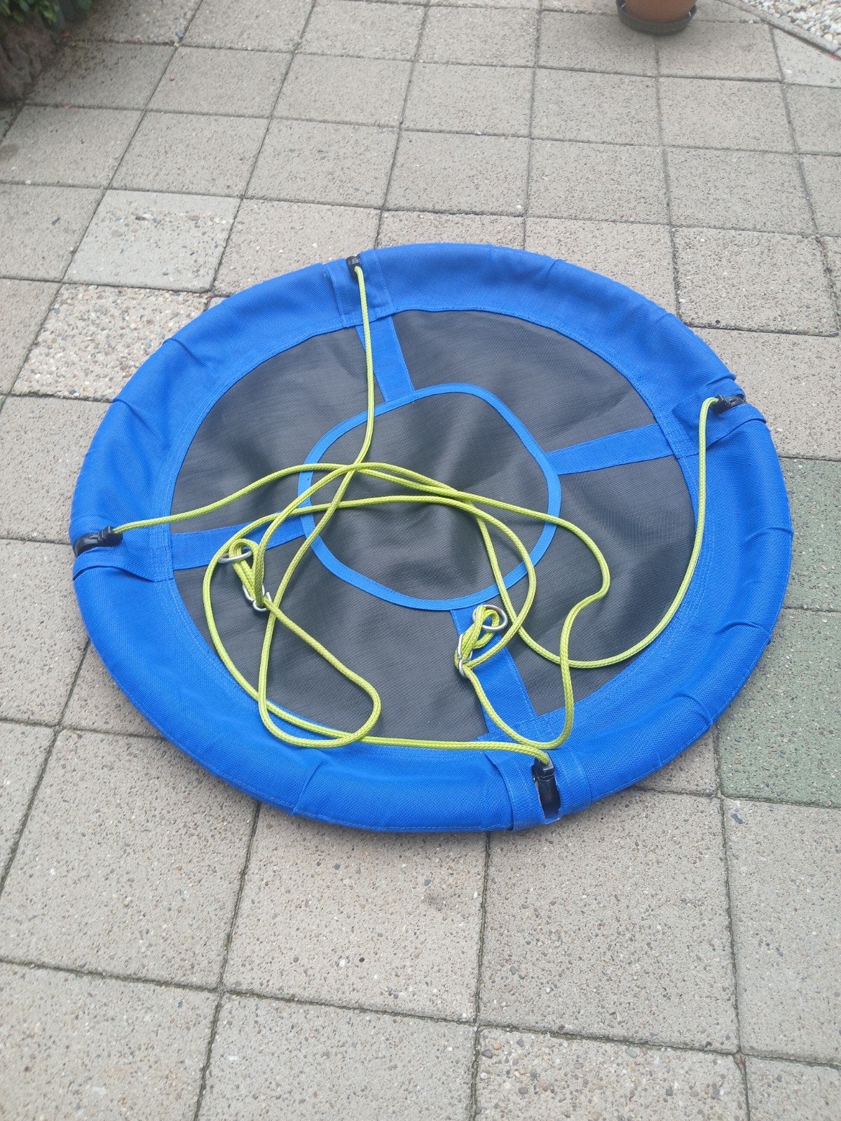 Nestschommel diameter 110 cm, incl zware haken NIEUW, Ophalen, Nieuw, Schommel