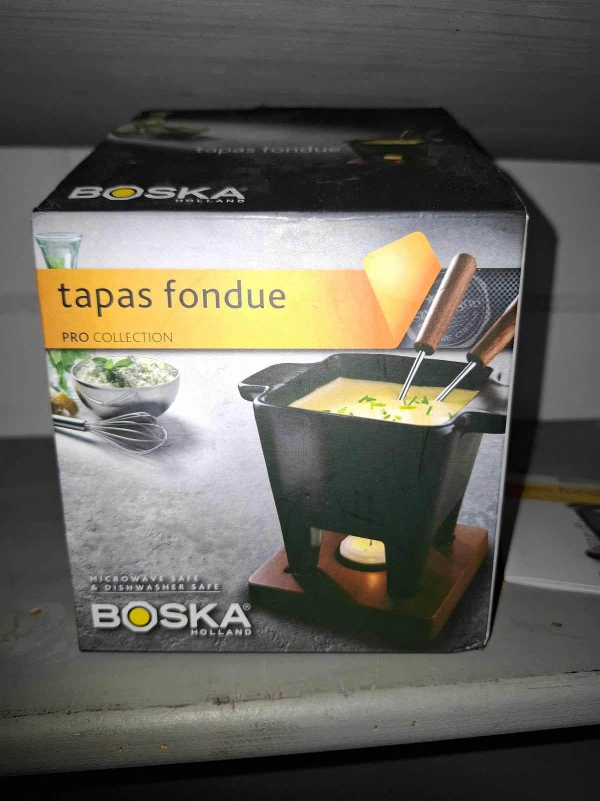 Boska Tapas Fondue Set - Zo goed als nieuw, Overige typen, Ophalen of Verzenden, Zo goed als nieuw, Zwart