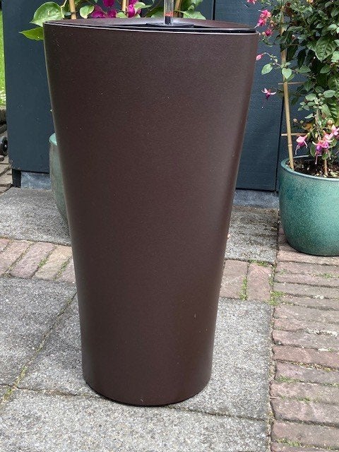 Plantenbak met bewateringssysteem - €30 pst / €75 voor 3, Ophalen, Kunststof, Gebruikt, Minder dan 60 cm