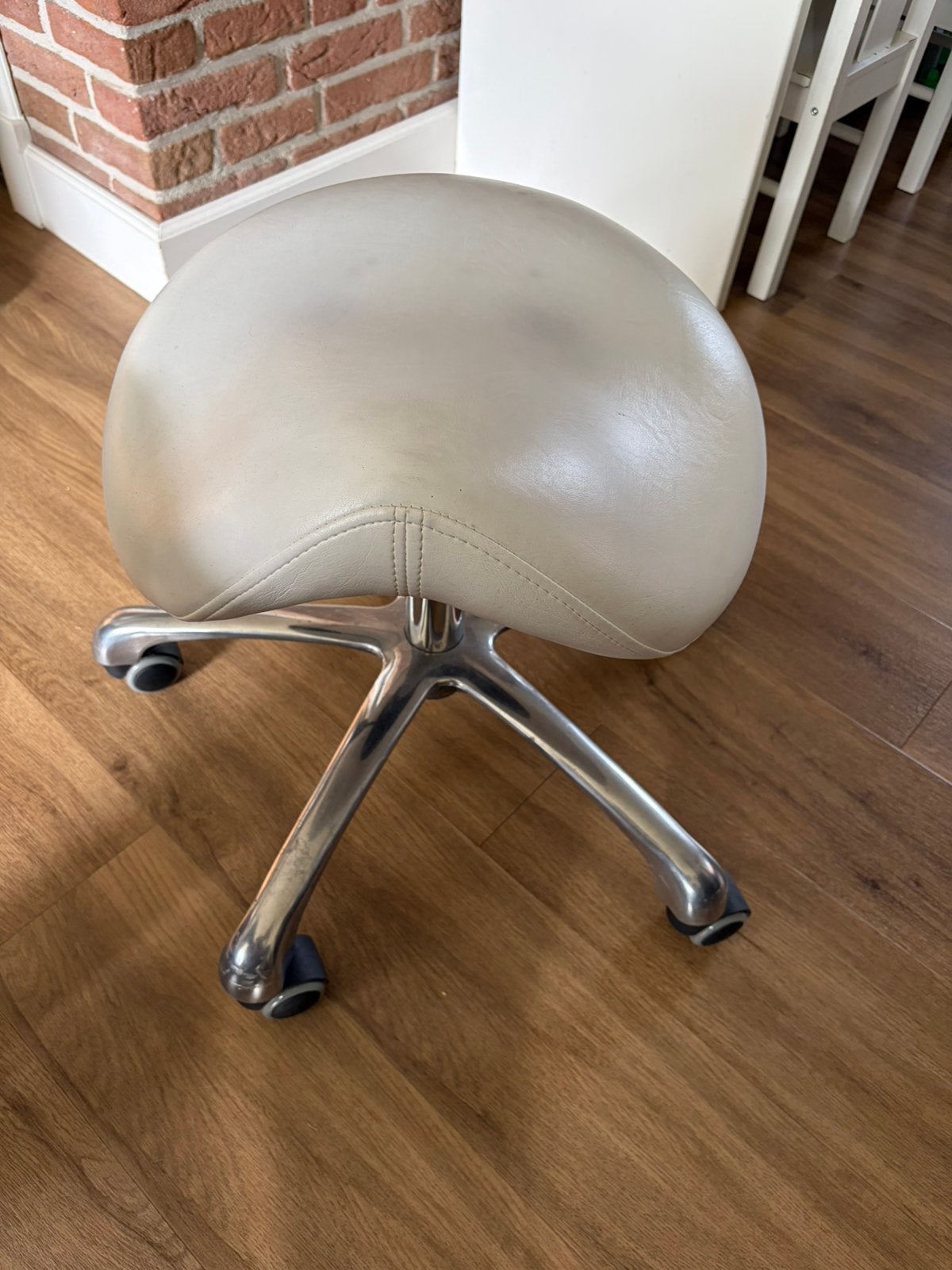 Tabouret, Ophalen, In hoogte verstelbaar, Gebruikt, IJzer