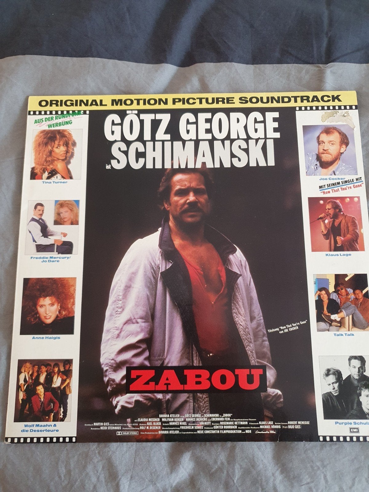 Queen Freddie Mercury LP - Zabou Soundtrack HOLD ON, Ophalen of Verzenden, Gebruikt, 12 inch, Poprock