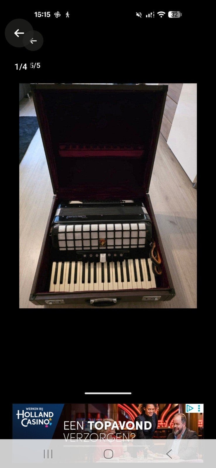 goede acordion, Ophalen, Zo goed als nieuw, Overige merken