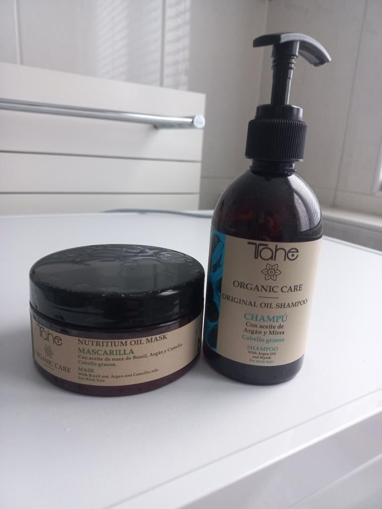Tahe Original Oil Shampoo & Nutritium Oil Mask Set, Ophalen of Verzenden, Nieuw, Shampoo of Conditioner