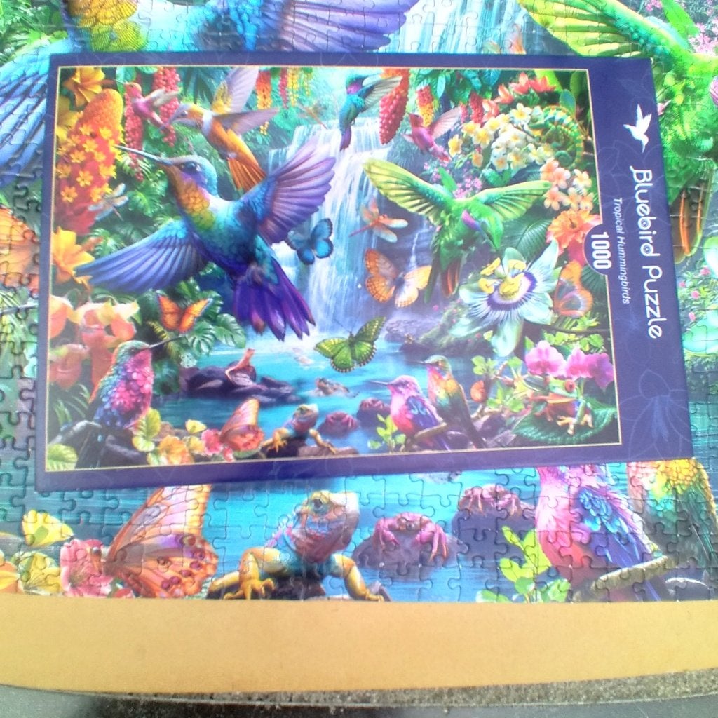 Bluebird puzzel, Hobby en Vrije tijd, Denksport en Puzzels, Ophalen of Verzenden, 500 t/m 1500 stukjes, Zo goed als nieuw, Legpuzzel