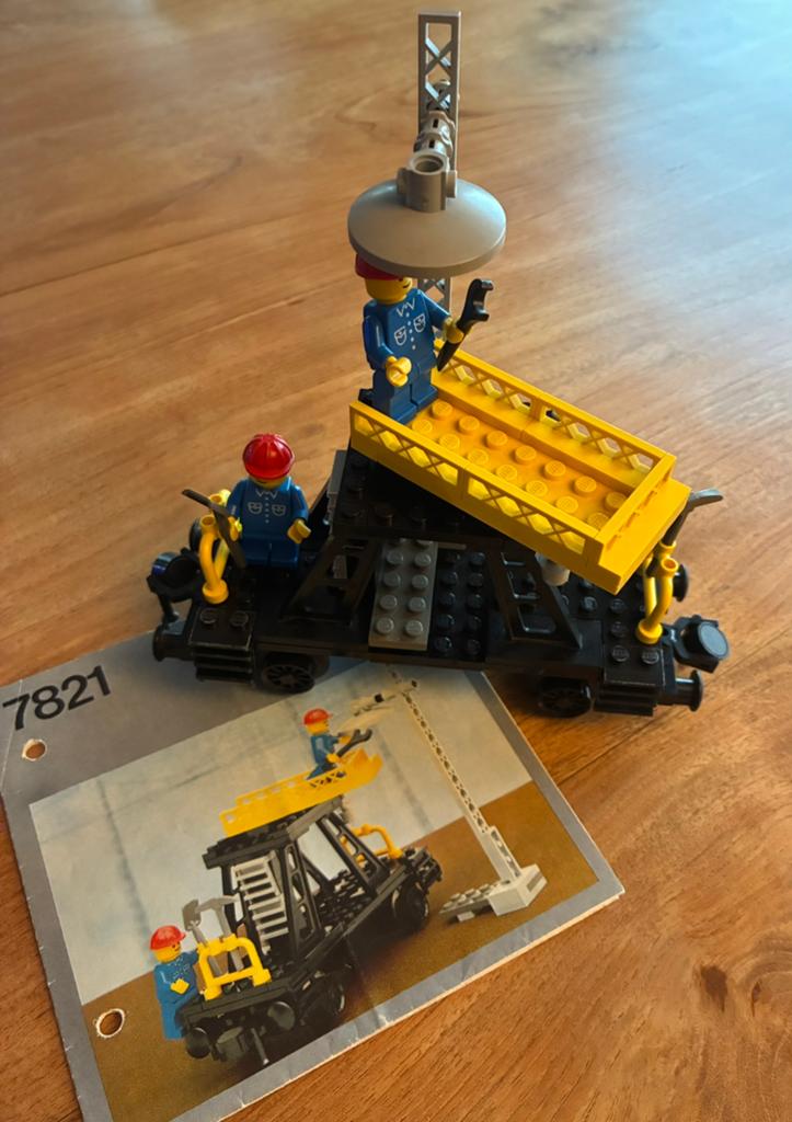 Lego 7821 Servicewagen trein, Ophalen of Verzenden, Zo goed als nieuw