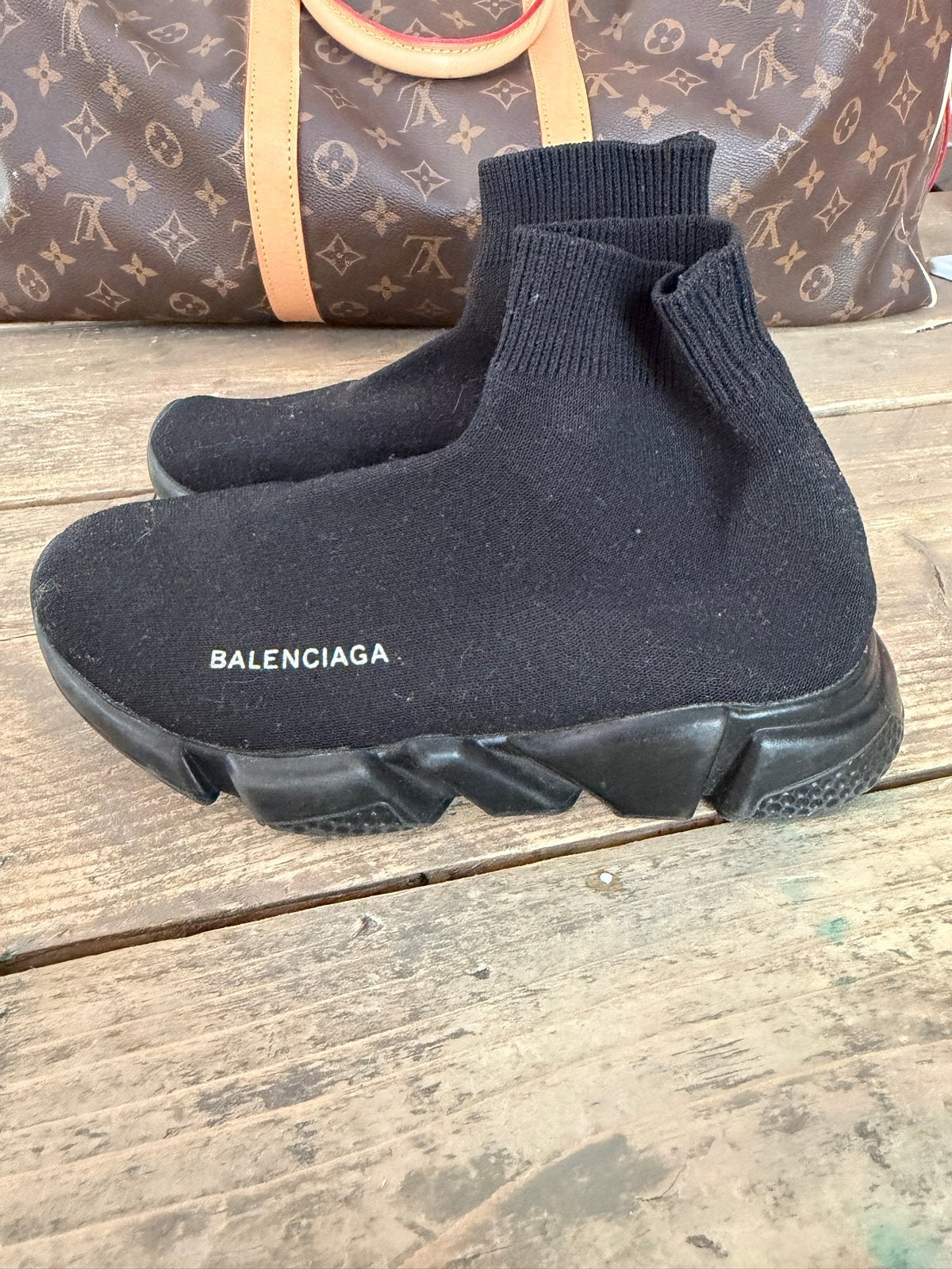 Balenciaga runner kids, Ophalen of Verzenden, Gebruikt, Jongen of Meisje, Laarzen