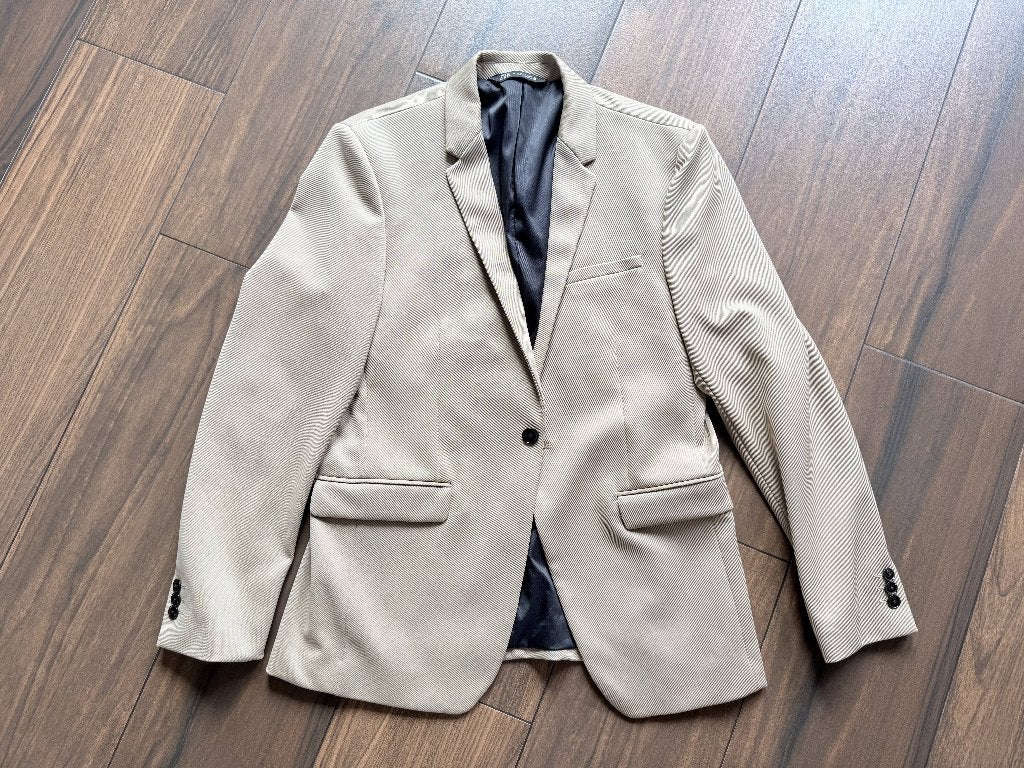 Zara Men 4-Way Stretch Colbert – Maat 50, Bruin, Maat 48/50 (M), Ophalen of Verzenden, Zo goed als nieuw