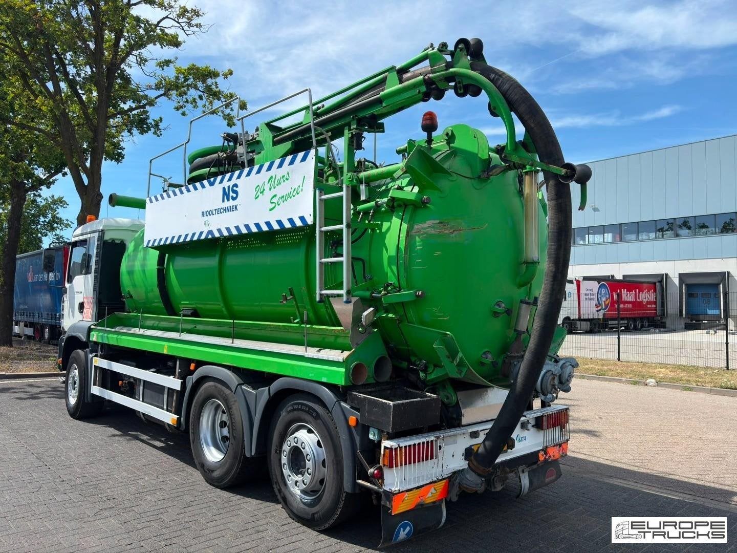 MAN TGA 26.310 Steel/Air - Ipsam Saug/Druckwagen - Manual -, Overige kleuren, MAN, Origineel Nederlands, 2 stoelen