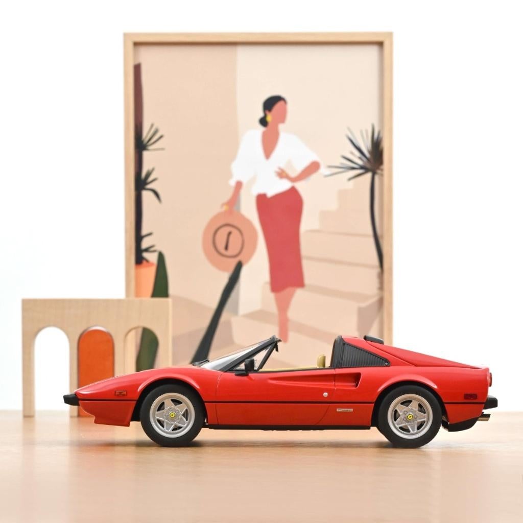 Ferrari 308 GTS 1982 Red / 1:18 / Norev, 70-72 avenue de Bohlen 69120 Vaulx-en-Velin, Auto, Norev, Ophalen of Verzenden
