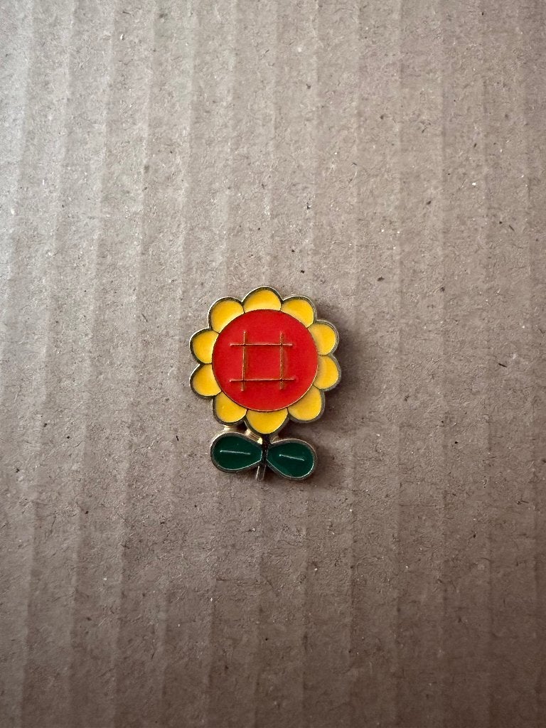 Pin/ brouche zonnebloem, Verzenden, Nieuw