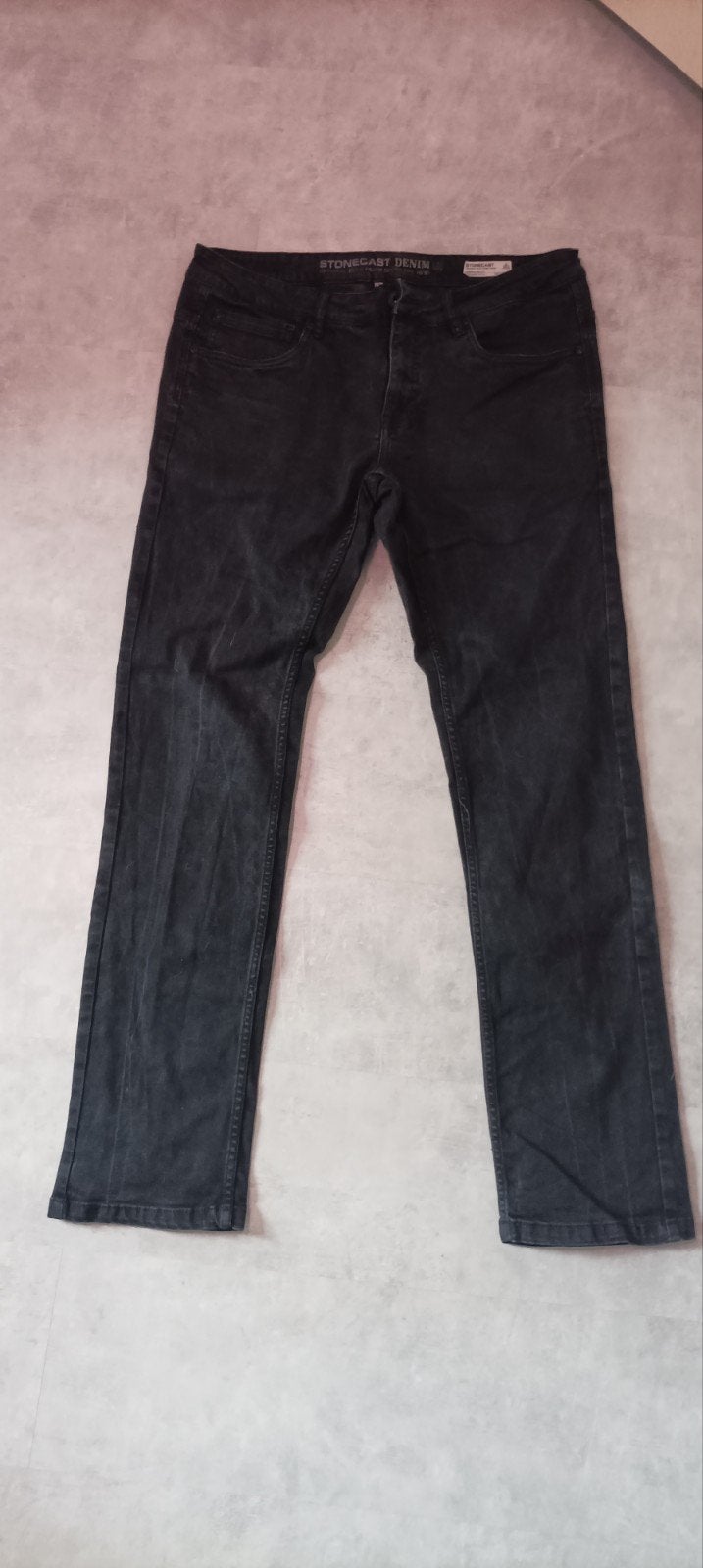 Stonecast Denim Heren Broek Zwart W34/L34, Stonecast Denim, Zwart, Ophalen of Verzenden, W33 - W34 (confectie 48/50)