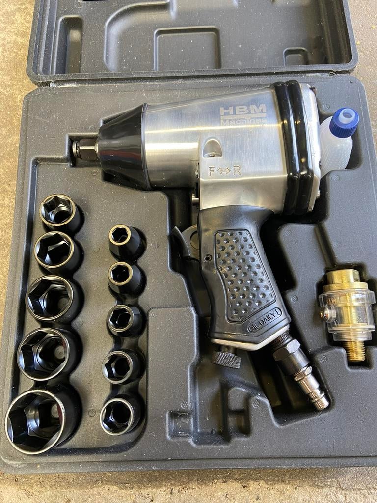 Te koop, slagmoersleutelset HBM, Auto diversen, Ophalen of Verzenden, Nieuw