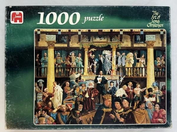 Jumbo puzzel James Christensen World's A Stage 1000 Stukjes, Verzenden, 500 t/m 1500 stukjes, Zo goed als nieuw, Legpuzzel