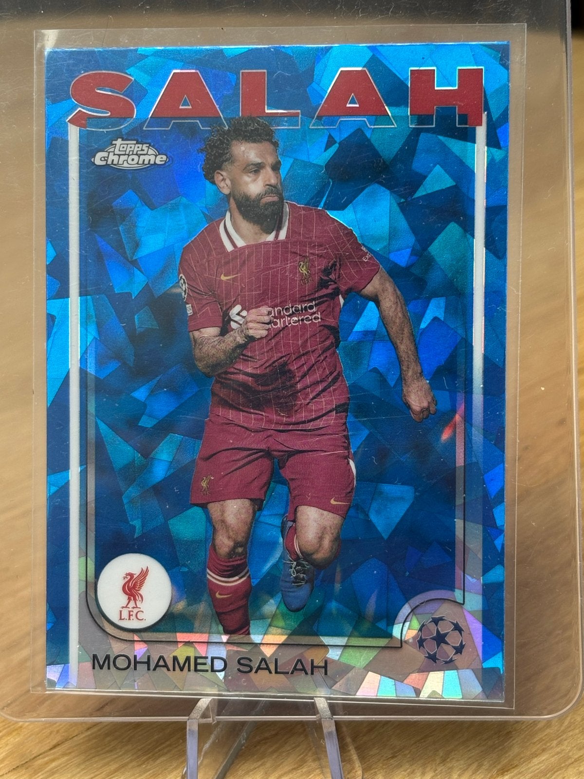 Mohamed Salah Topps Chrome Spelerskaart Liverpool, Ophalen, Zo goed als nieuw, Buitenlandse clubs, Spelerskaart