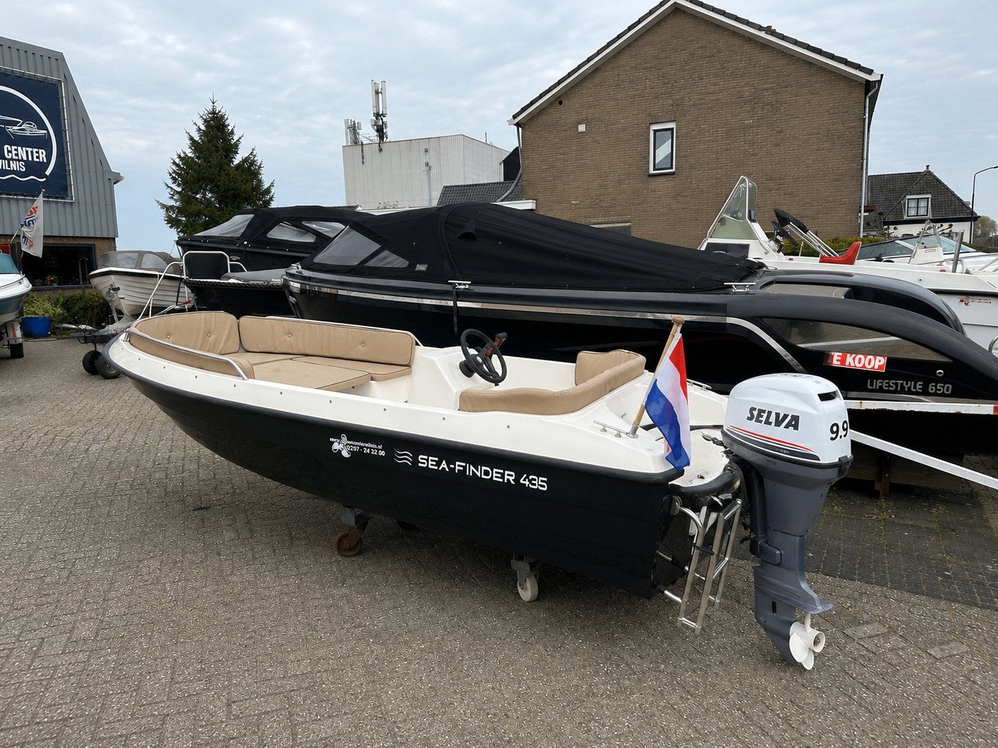 🔥 ACTIE SEA-FINDER 435 SELVA 9.9PK 🔥COMPLETE VAARKLARE SET, Ophalen, Nieuw, Kussenset, Buitenboordmotor