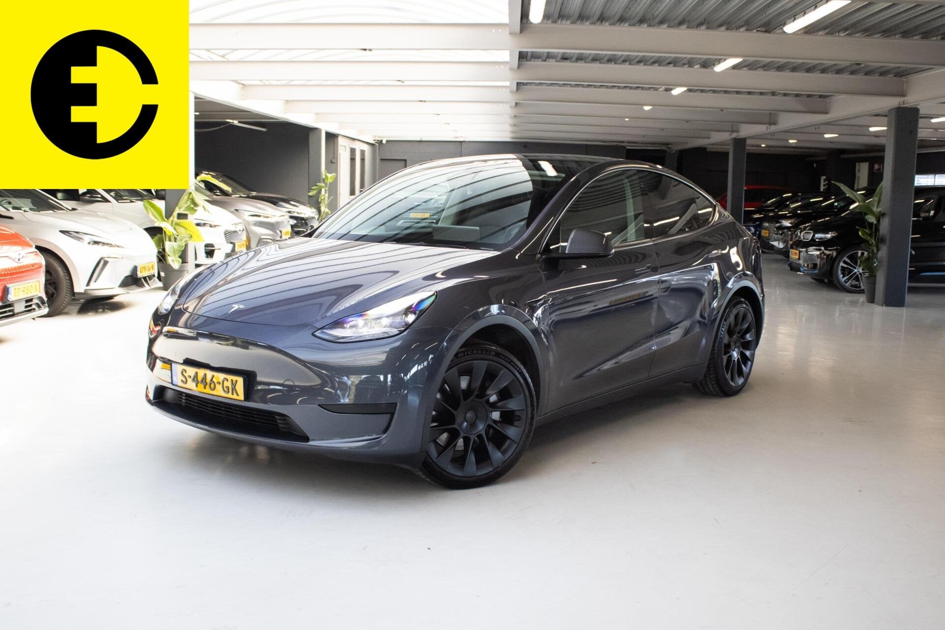 Tesla Model Y RWD 58 kWh | SOH 90,3% | Trekhaak | Incl.BTW, Auto's, Automaat, 238 pk, Achterwielaandrijving, Gebruikt