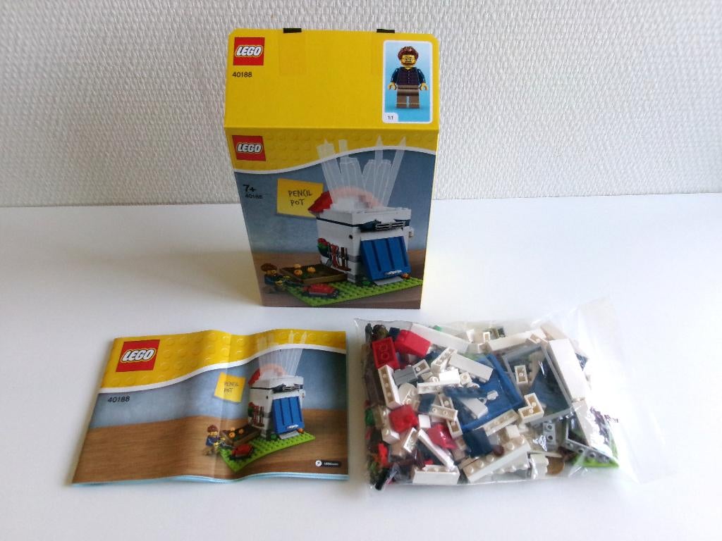 Lego 40188 Pennenbakje Garage uit 2018, Gebruikt, Lego, Ophalen of Verzenden, Compleet
