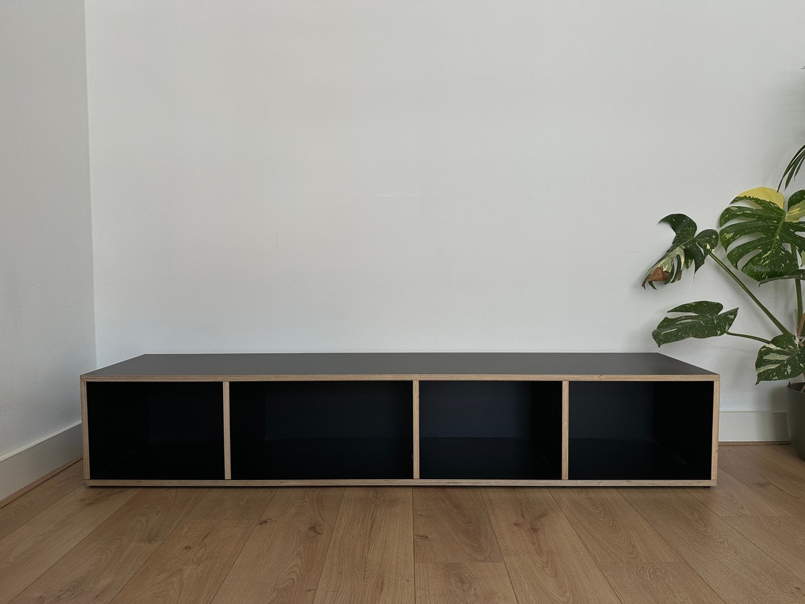 Tylko 40x180x33 cm zwart multiplex, Ophalen, 150 tot 200 cm, Zo goed als nieuw, Minder dan 100 cm