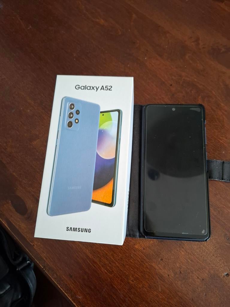 Samsung Galaxy A52 4G, Telecommunicatie, Mobiele telefoons | Samsung, Overige modellen, Blauw, Touchscreen, Ophalen of Verzenden