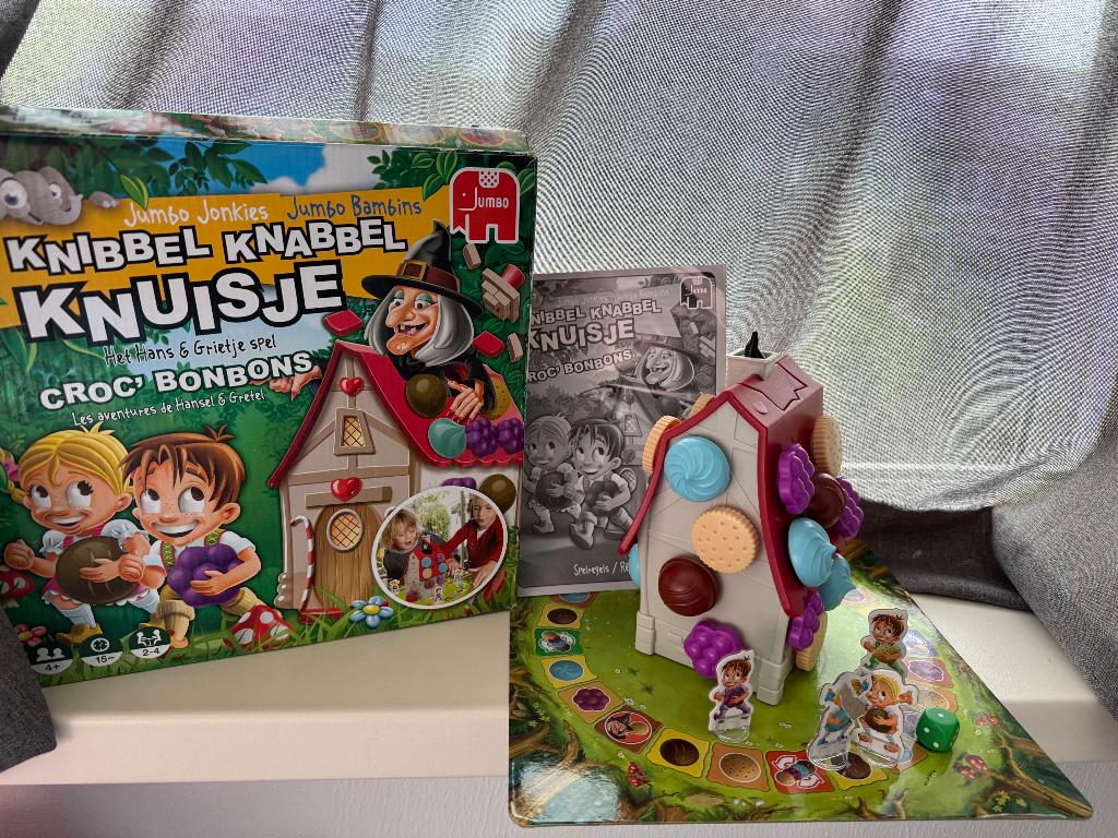 Spel Knibbel Knabbel Knuisje, Ophalen of Verzenden, Zo goed als nieuw, Jumbo