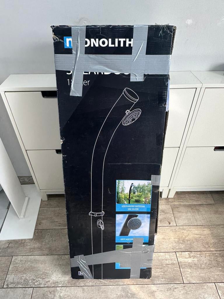Monolith solardouche 18L nieuw in doos!, Tuin en Terras, Ophalen of Verzenden, Zo goed als nieuw