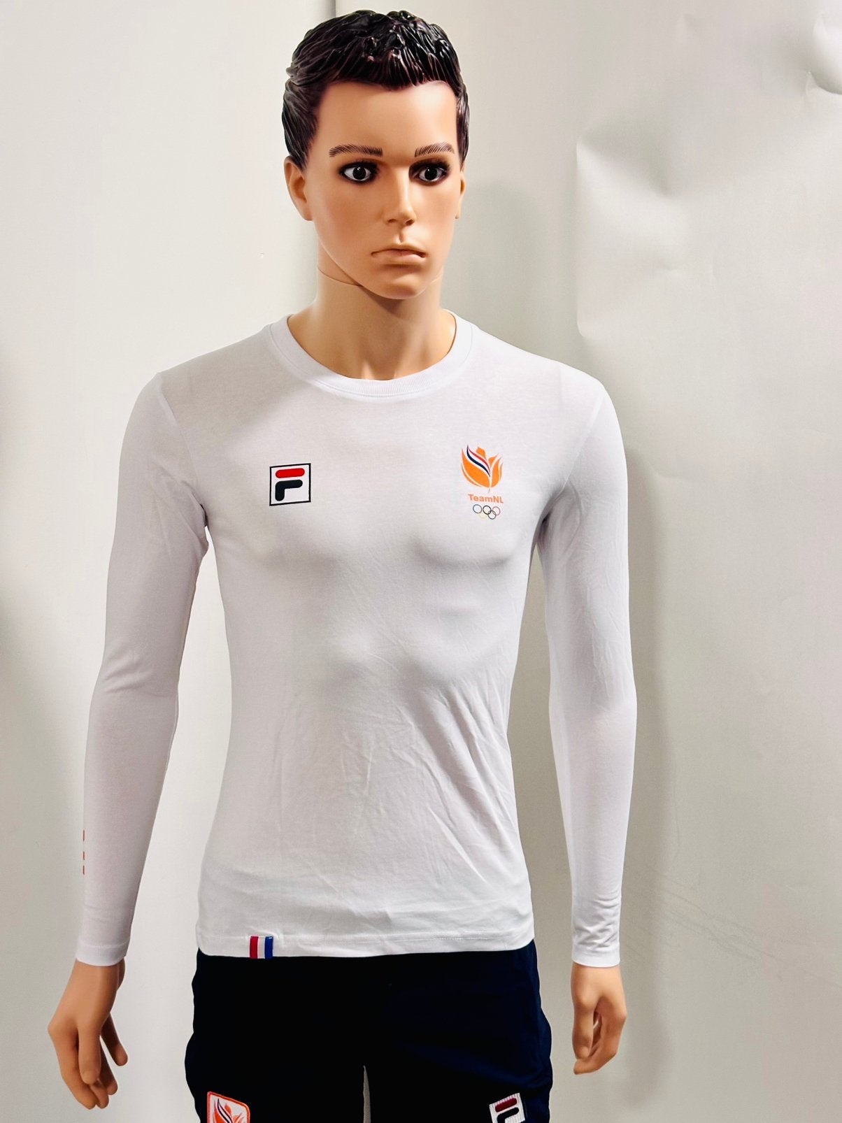 Sportkleding sportshirt shirt teamNL maat S Fila, Wit, Overige typen, Ophalen of Verzenden, Zo goed als nieuw