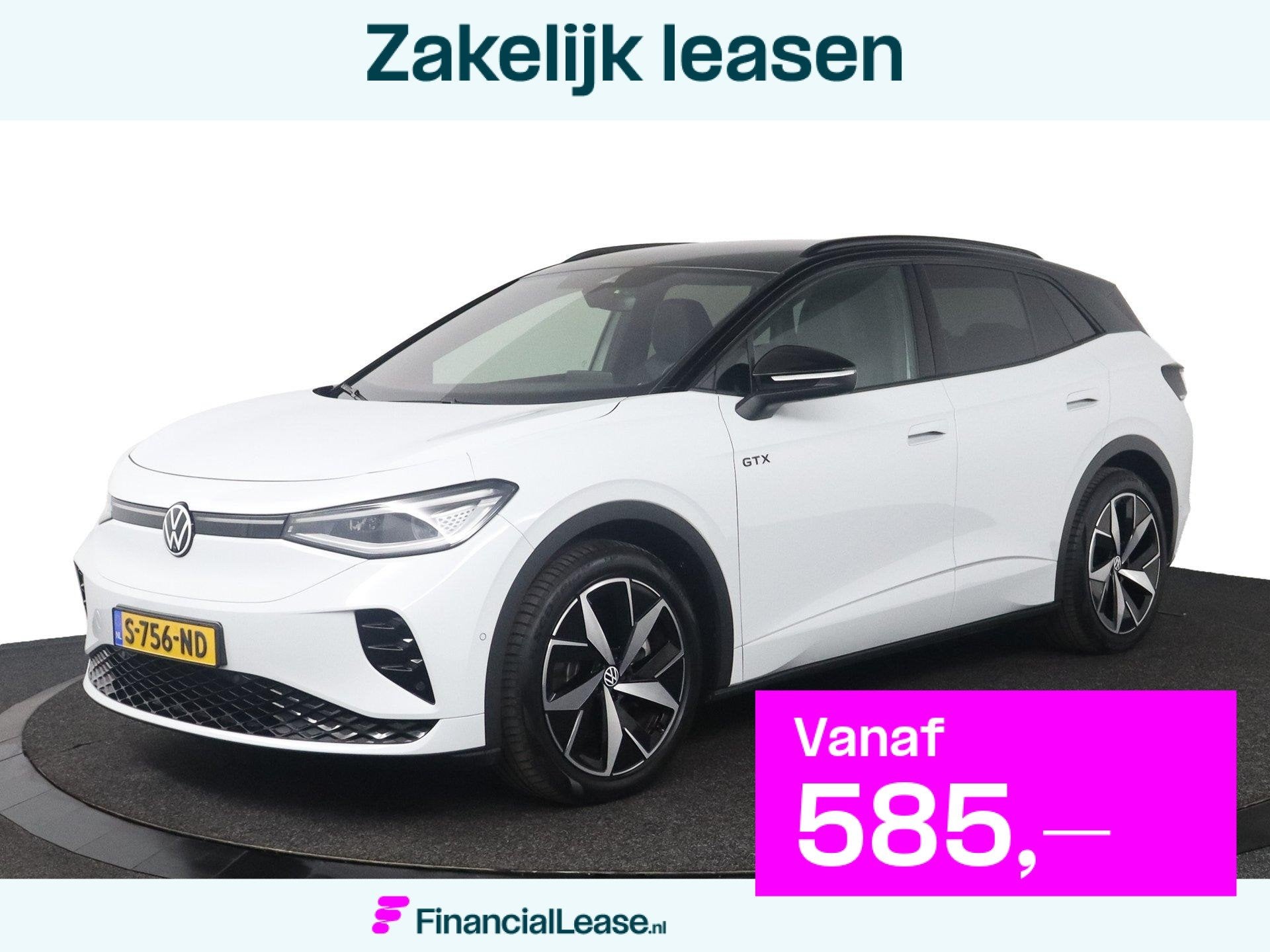 Volkswagen ID.4 GTX 4Motion 77 kWh |NAP|1e eigenaar|91,4% SO, Stof, Gebruikt, 33 min, Wit
