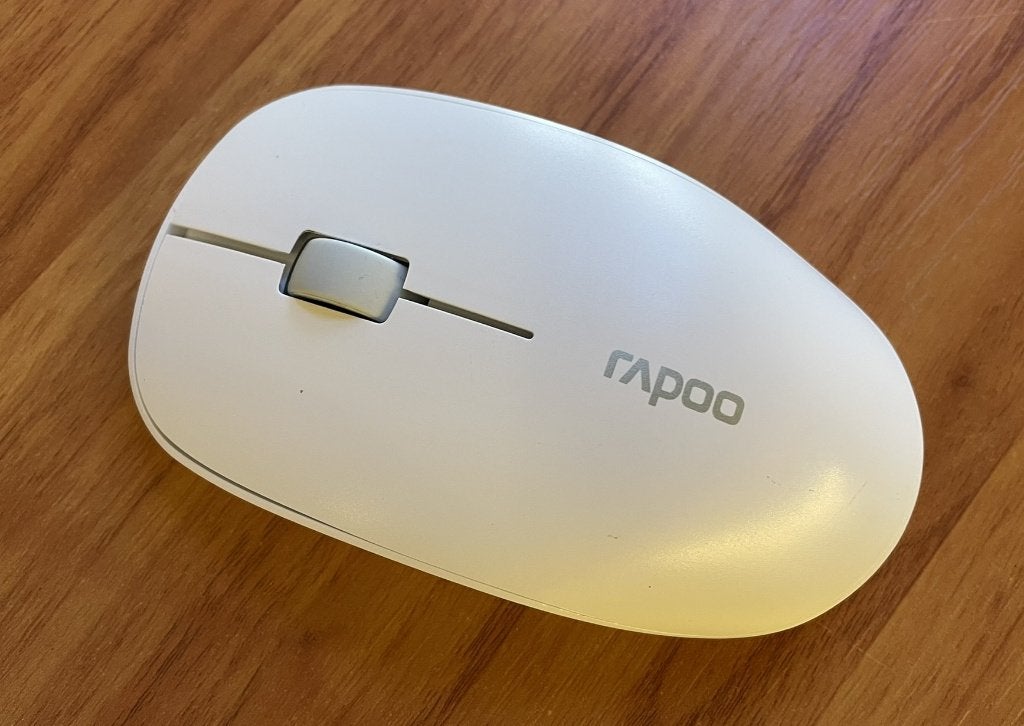 Witte Rapoo draadloze muis optische muis, Computers en Software, Muis, Rechtshandig, Ophalen of Verzenden, Zo goed als nieuw