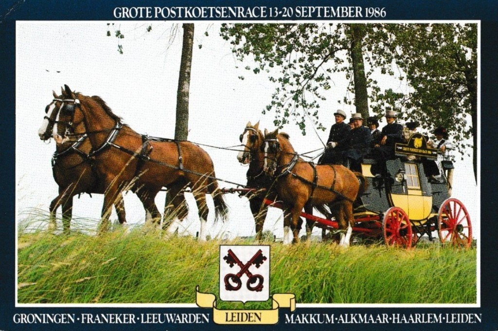 Groningen-- Leiden    57, Verzamelen, Ophalen of Verzenden, Voor 1920, Groningen