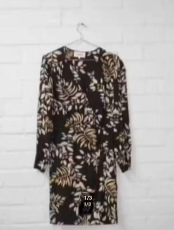 BA&SH - Prachtige Jurk maat 0/34 - Nieuw €220 - BASH, Zwart, Nieuw, Ophalen of Verzenden, Ba&sh