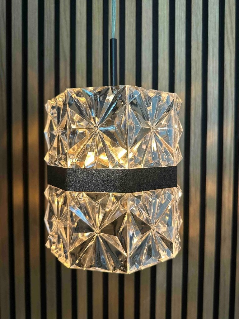 Vintage plafond- of hanglamp in de stijl van Kinkeldey, Ophalen of Verzenden