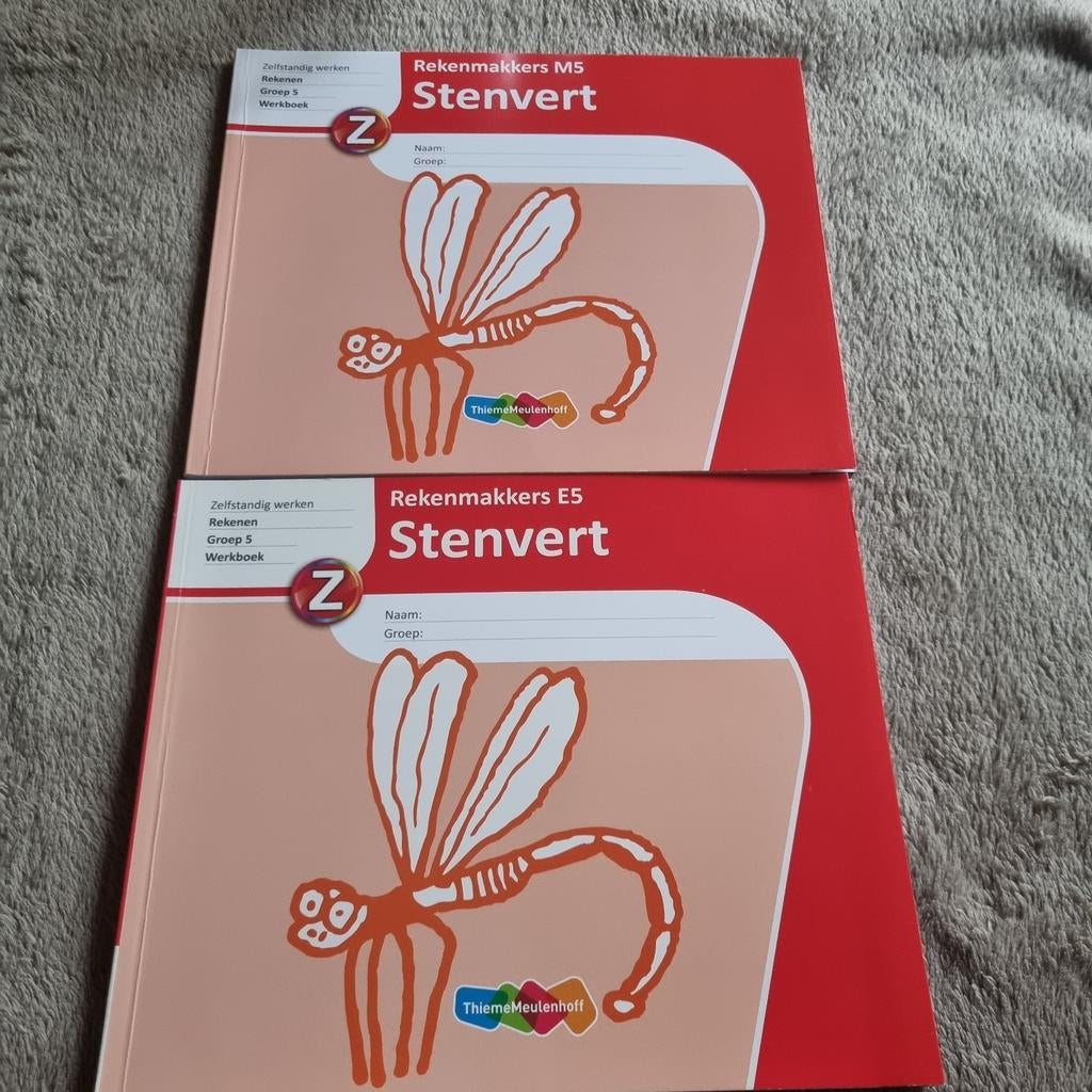 Rekenmakkers M5 en E5 Stenvert Werkboeken, Boeken, Ophalen of Verzenden, Nieuw, Stenvert