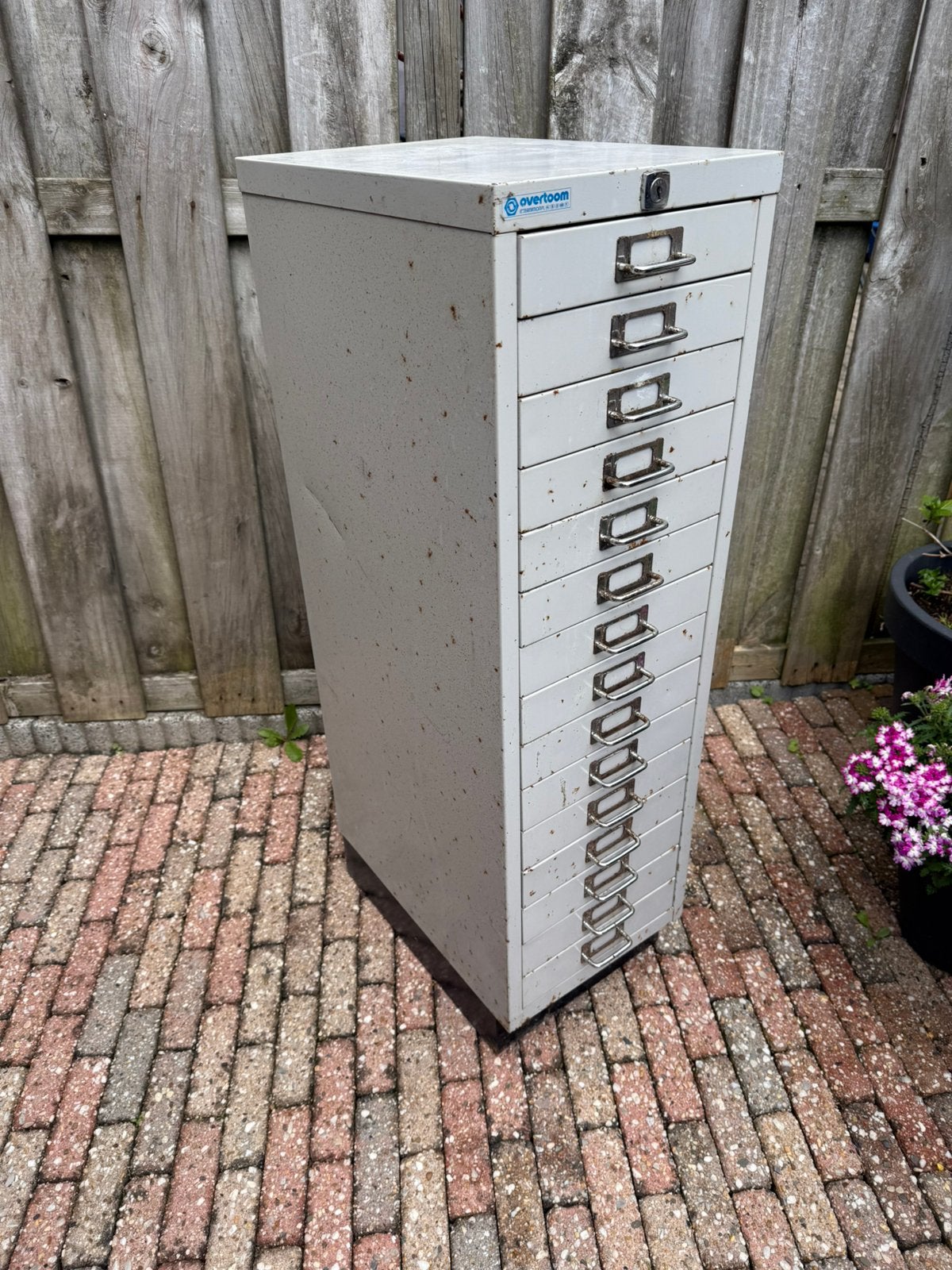 Metalen 15 Ladenkastje 94x28x43, Minder dan 50 cm, Ophalen of Verzenden, Zo goed als nieuw, Minder dan 100 cm
